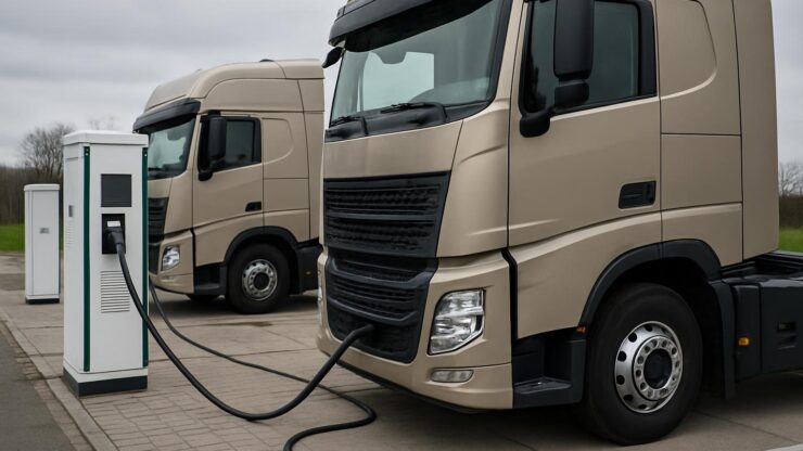 Ciężarówki elektryczne a infrastruktura ładowania